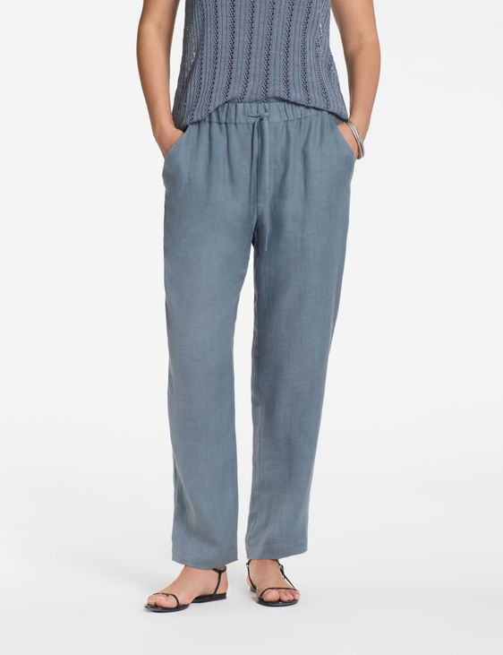 Sarah Pacini Casual broek – 100% linnen