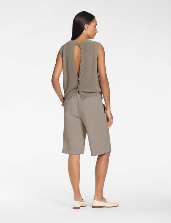 Sarah Pacini Bermuda shorts – topstitched
