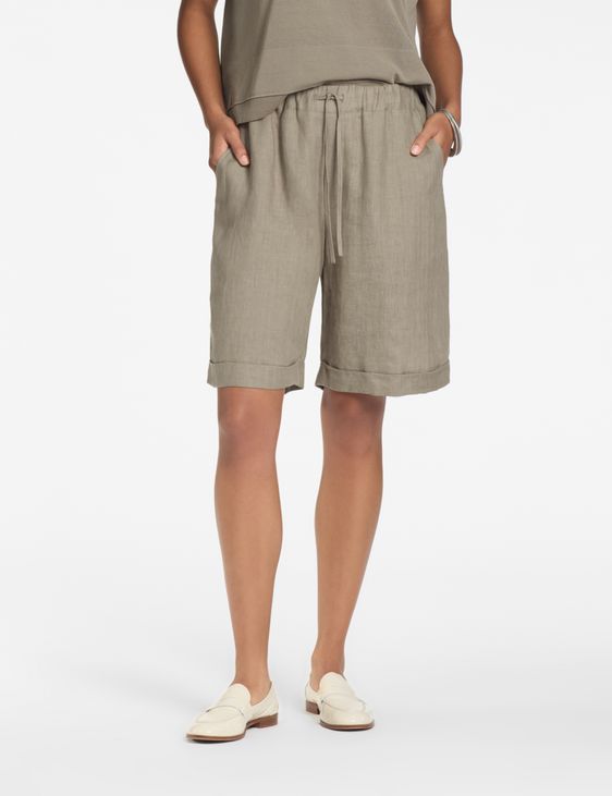 Sarah Pacini Bermuda shorts – 100% linen