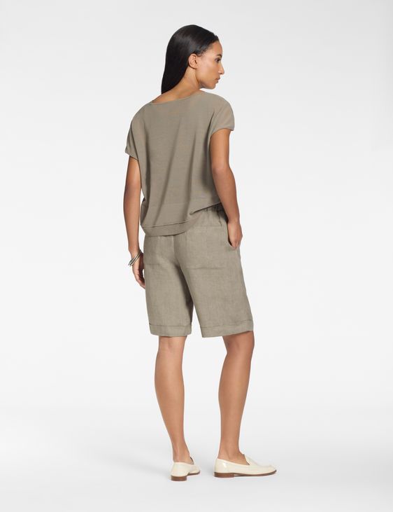 Sarah Pacini Bermuda shorts – 100% linen