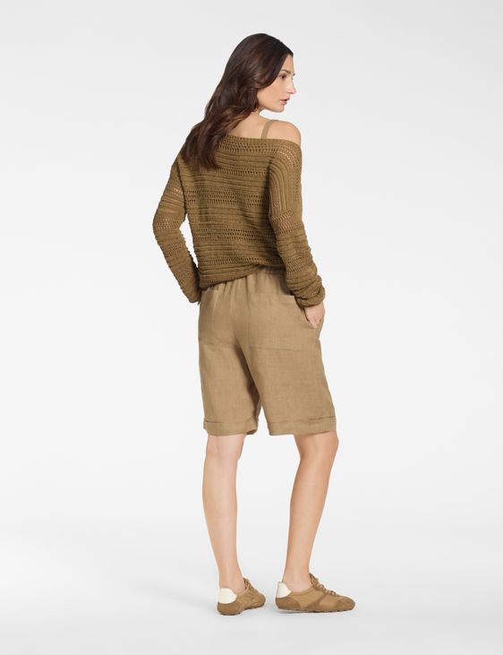 Sarah Pacini Bermudashort – 100% linnen