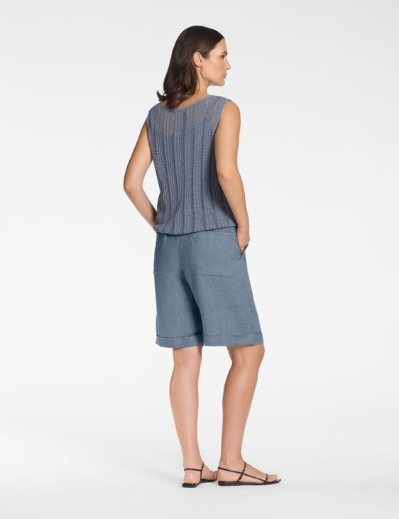 Sarah Pacini Bermuda shorts – 100% linen