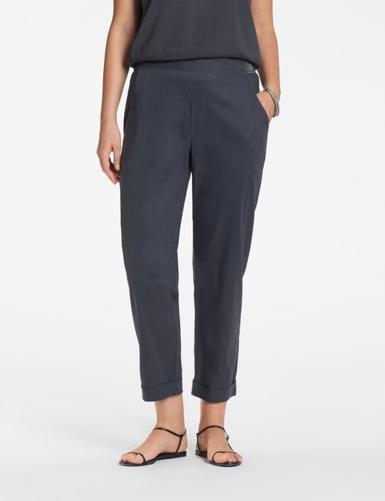 Sarah Pacini Stretch Linen Alex pants – Gender Neutral