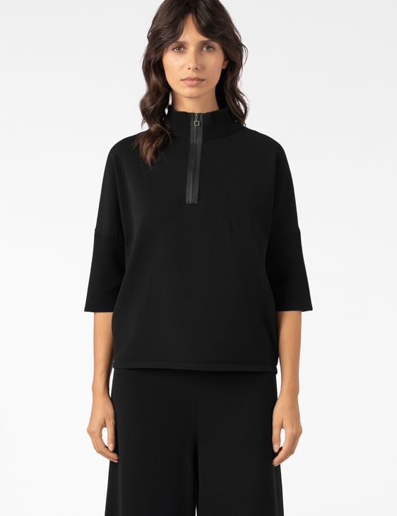 Sarah Pacini 3/4-SLEEVE SWEATER – STRETCH VISCOSE