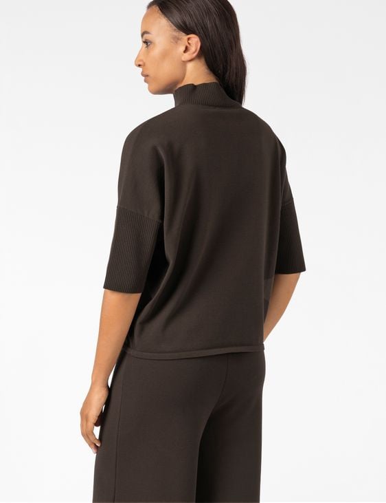 Sarah Pacini TRUI MET 3/4-MOUWEN – STRETCH VISCOSE