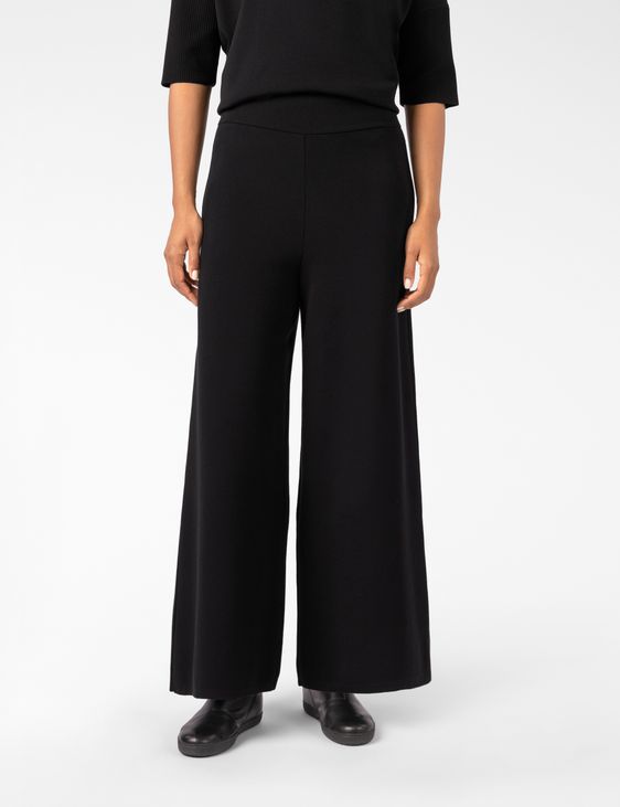 Sarah Pacini KNIT PANTS – STRUCTURED STRETCH VISCOSE