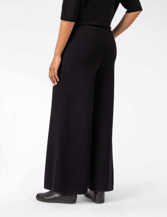 Sarah Pacini KNIT PANTS – STRUCTURED STRETCH VISCOSE