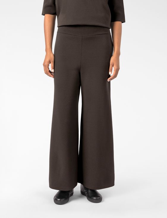 Sarah Pacini KNIT PANTS – STRUCTURED STRETCH VISCOSE