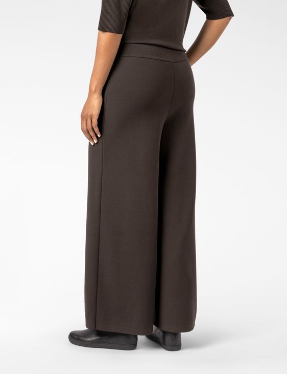 Sarah Pacini KNIT PANTS – STRUCTURED STRETCH VISCOSE