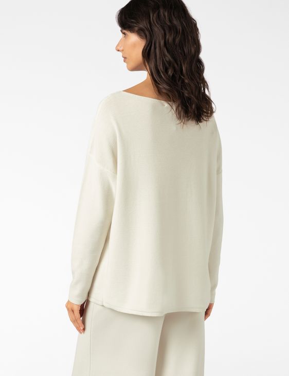 Sarah Pacini PULL - LIGNES CONTRASTÉES MOHAIR