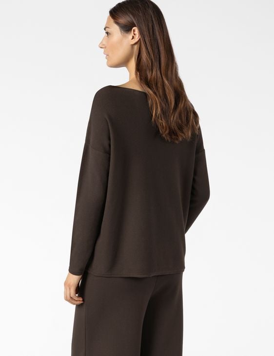 Sarah Pacini PULL - LIGNES CONTRASTÉES MOHAIR