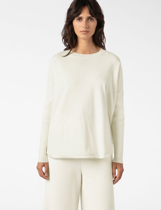 Sarah Pacini SWEATER – RIBBED SLEEVES