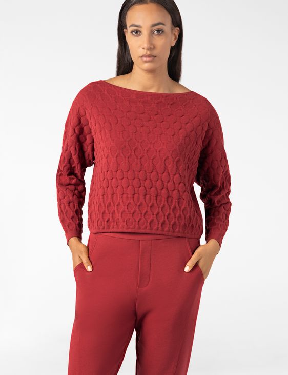Sarah Pacini PULL COURT - MATELASSÉ