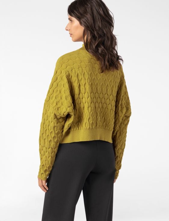 Sarah Pacini VEST MET RITS – GEWATTEERD