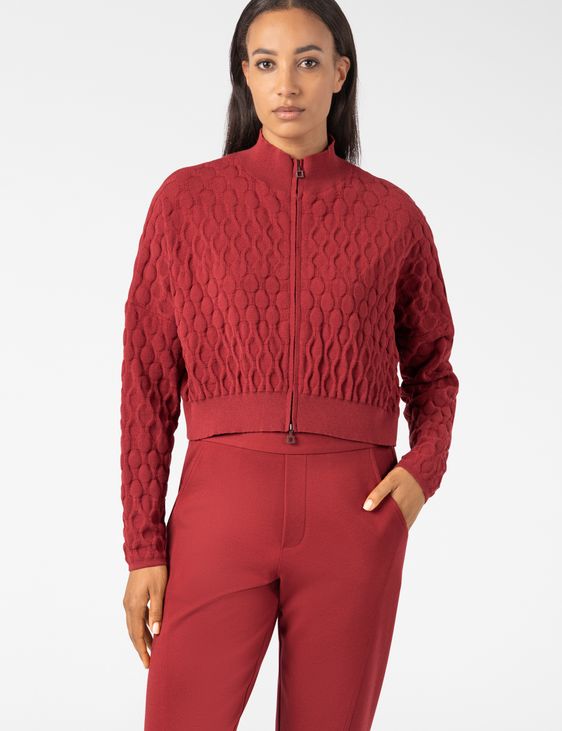 Sarah Pacini VEST MET RITS – GEWATTEERD