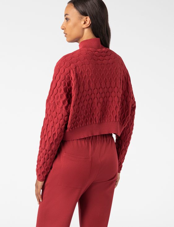 Sarah Pacini VEST MET RITS – GEWATTEERD
