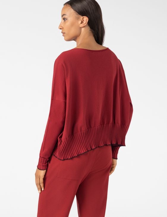 Sarah Pacini PULL OVERSIZE - CÔTES FANTAISIES