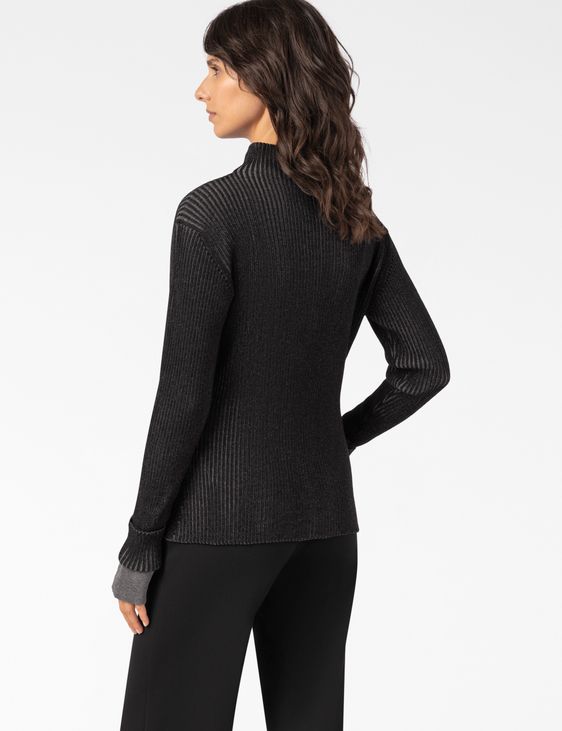 Sarah Pacini TRUI MET COL – GLANZENDE RIB