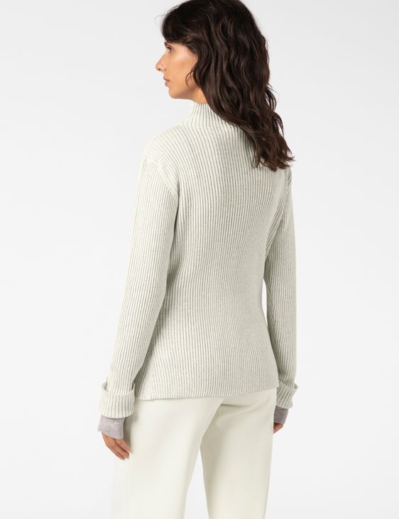 Sarah Pacini TRUI MET COL – GLANZENDE RIB