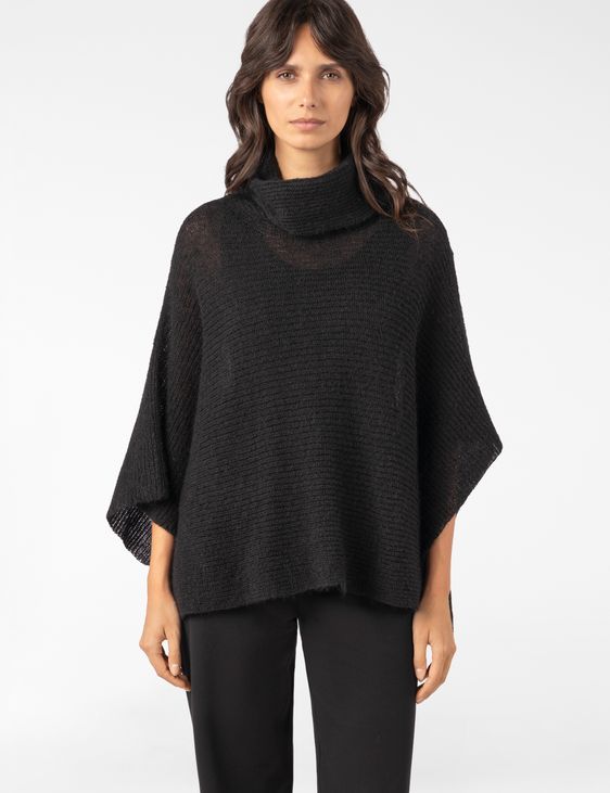 Sarah Pacini 3/4-SLEEVE SWEATER – AIRY RIB KNIT
