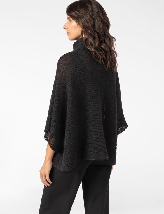 Sarah Pacini 3/4-SLEEVE SWEATER – AIRY RIB KNIT