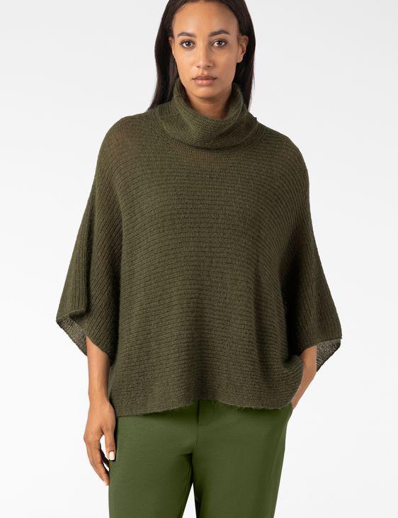 Sarah Pacini 3/4-SLEEVE SWEATER – AIRY RIB KNIT