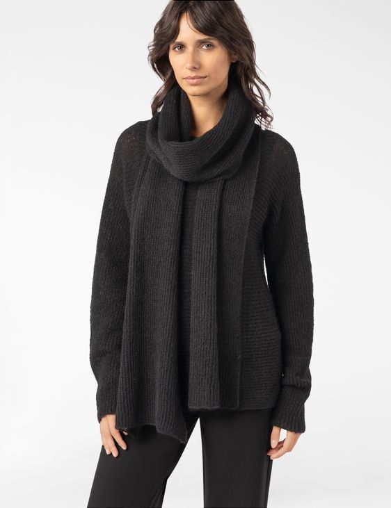 Sarah Pacini SCARF – AIRY RIB KNIT