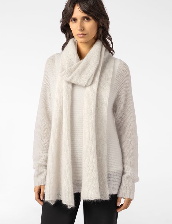 Sarah Pacini SCARF – AIRY RIB KNIT