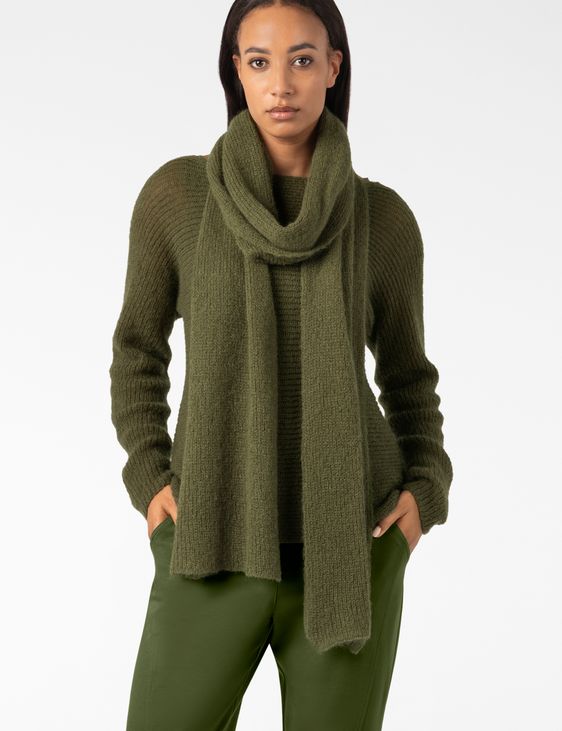 Sarah Pacini SCARF – AIRY RIB KNIT