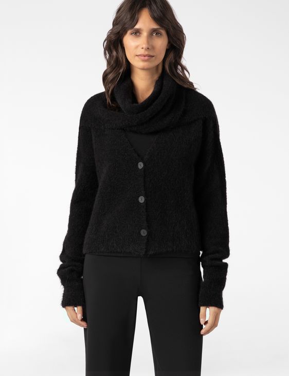 Sarah Pacini KORT VEST – NAADLOZE MOHAIR