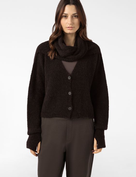 Sarah Pacini KURZER CARDIGAN – NAHTLOSER MOHAIR