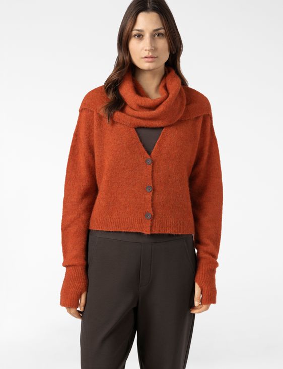 Sarah Pacini KORT VEST – NAADLOZE MOHAIR