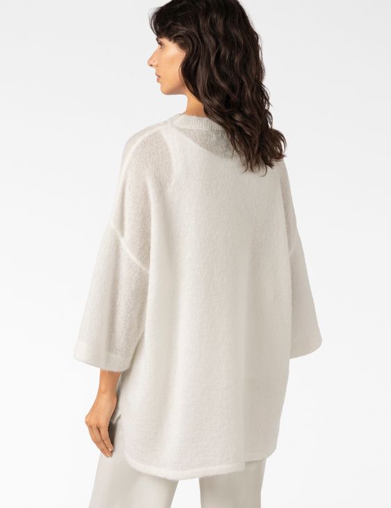 Sarah Pacini 3/4-SLEEVE SWEATER – STRETCH MOHAIR