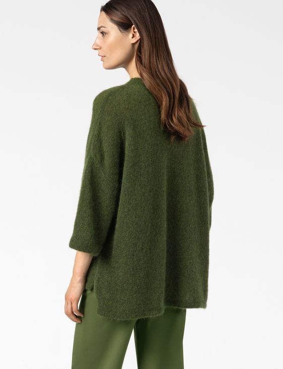 Sarah Pacini 3/4-SLEEVE SWEATER – STRETCH MOHAIR