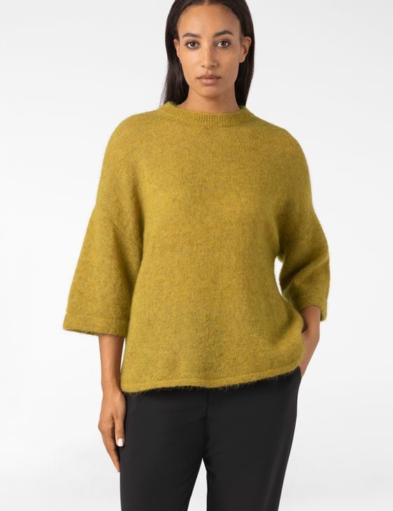 Sarah Pacini TRUI MET 3/4-MOUWEN – STRETCH MOHAIR