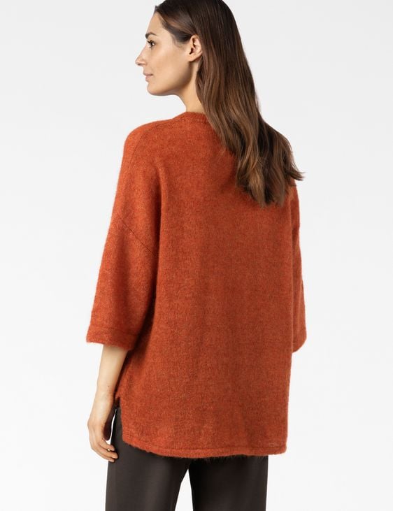 Sarah Pacini 3/4-SLEEVE SWEATER – STRETCH MOHAIR