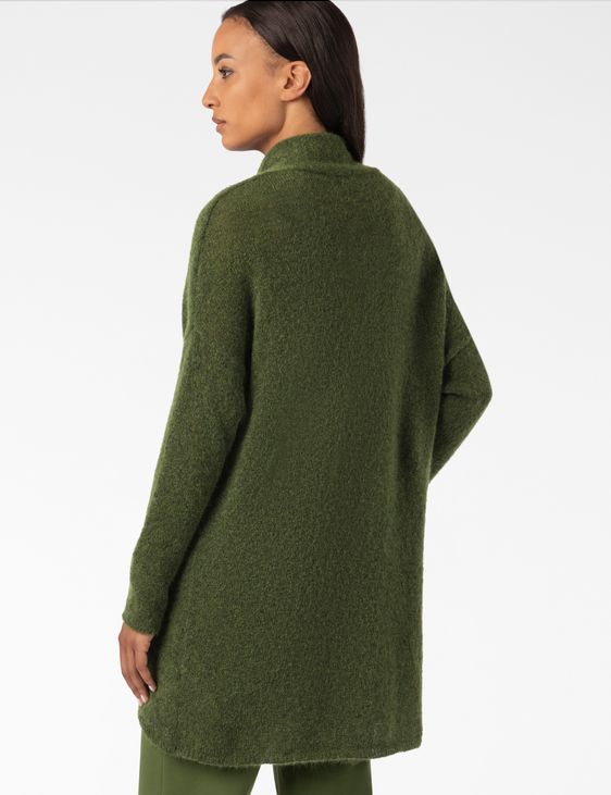 Sarah Pacini Long cardigan – mohair-merino