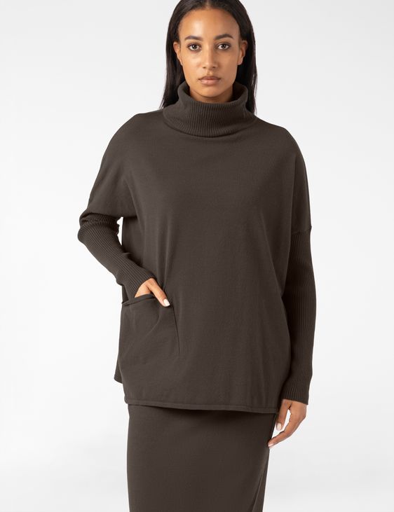 Sarah Pacini Lange trui – viscose stretch