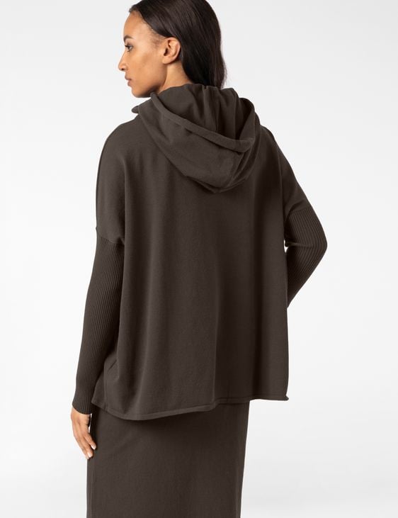 Sarah Pacini Pull à capuche – viscose stretch