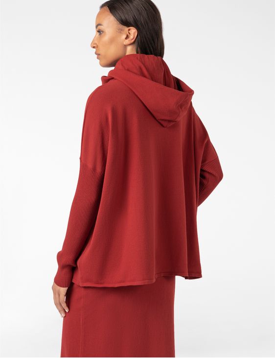 Sarah Pacini Pull à capuche – viscose stretch