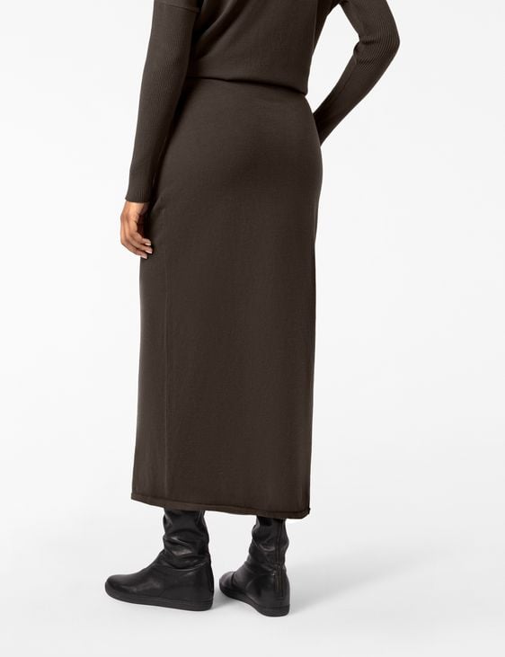 Sarah Pacini Gebreide maxi-rok – viscose stretch