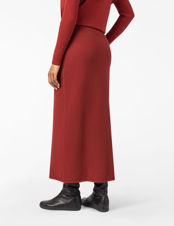 Sarah Pacini Gebreide maxi-rok – viscose stretch