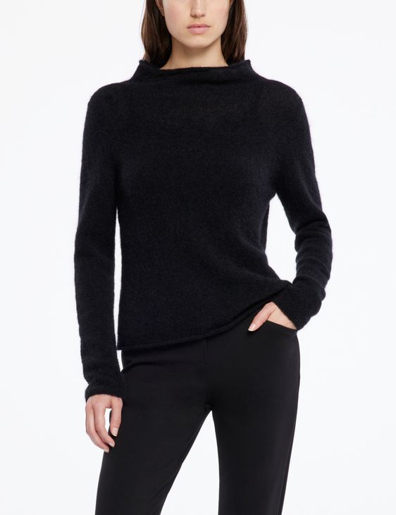 Sarah Pacini Mohair-merino sweater