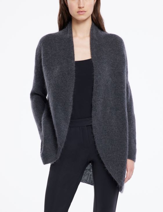 Sarah Pacini Long cardigan – mohair-merino