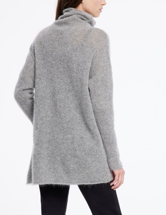 Sarah Pacini Lange rolkraagtrui – mohair-merino