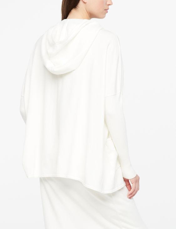 Sarah Pacini Vest met kap – viscose stretch