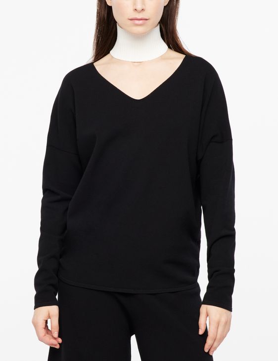 Sarah Pacini Col ajusté – viscose stretch