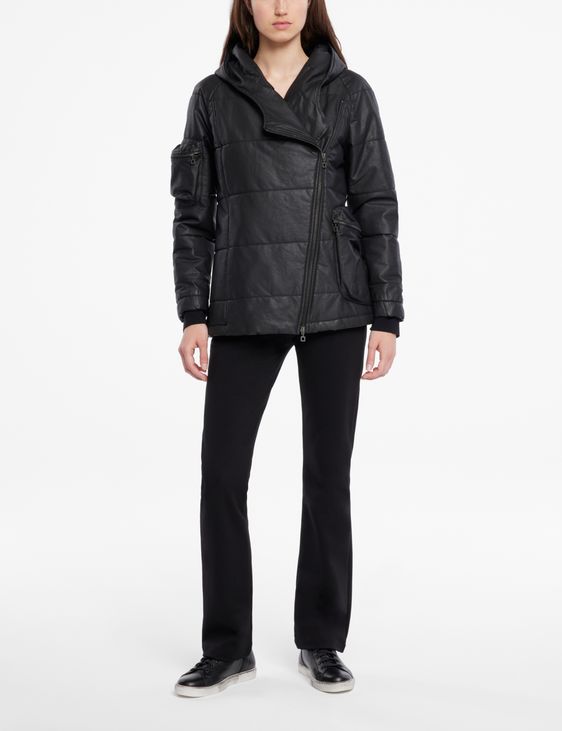 Sarah Pacini Manteau - fermoir zip asymétrique