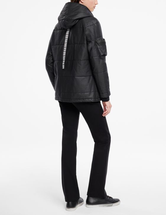 Sarah Pacini Manteau - fermoir zip asymétrique