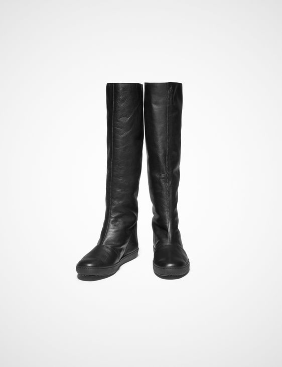 Sarah Pacini Bottes en cuir souple